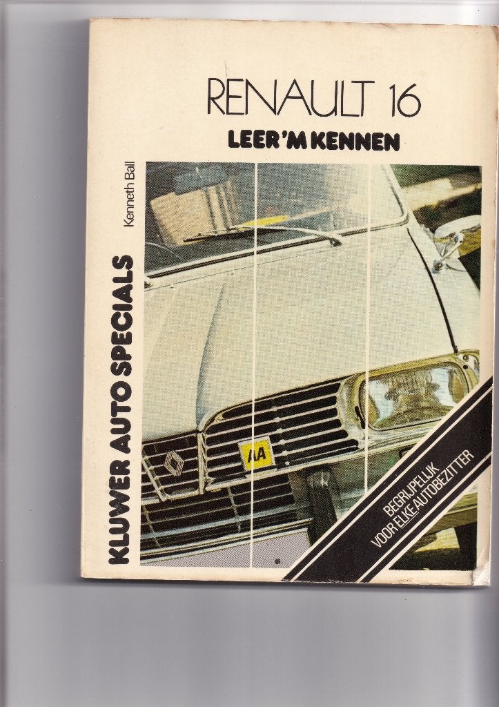 Vraagbaak Handleiding Instructieboek Renault 16  1975, Auto diversen, Ophalen of Verzenden