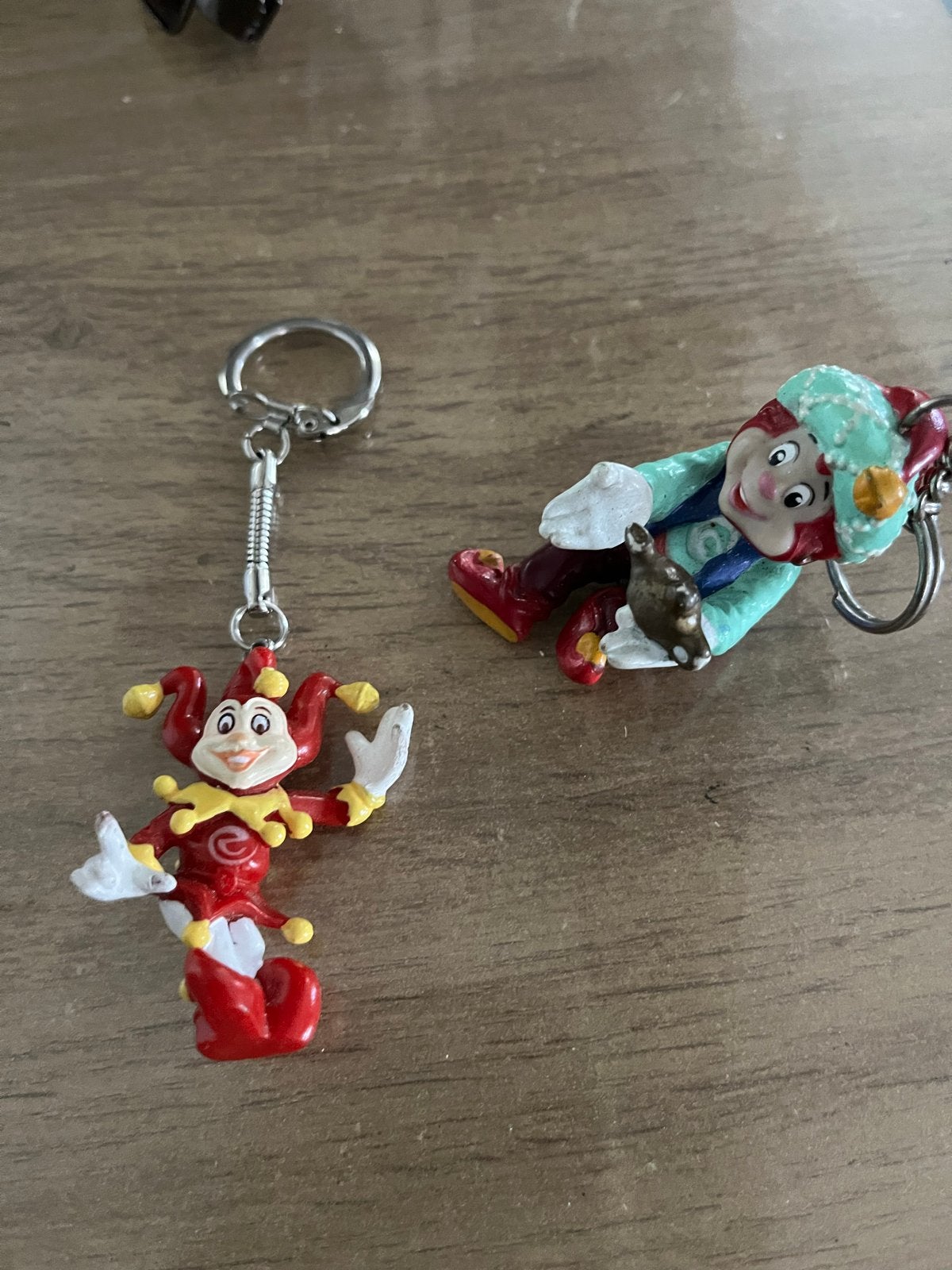 Twee Pardoes sleutelhangers Efteling, Ophalen of Verzenden, Gebruikt, Knuffel of Figuurtje