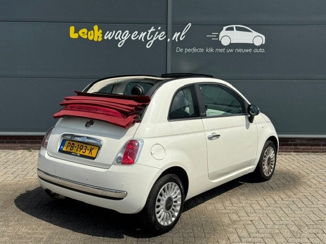 Fiat 500 C 1.2 Easy Cabrio *groot scherm *p-sensoren *15"lmv, Voorwielaandrijving, Euro 5, Gebruikt, Cabriolet