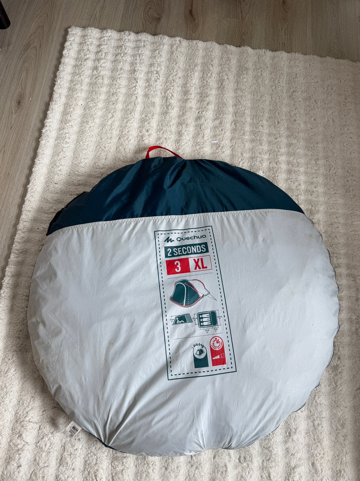 Decathlon Quechua Fresh & Black pop-up tent - 3 personen, Ophalen of Verzenden, Zo goed als nieuw, Tot en met 3
