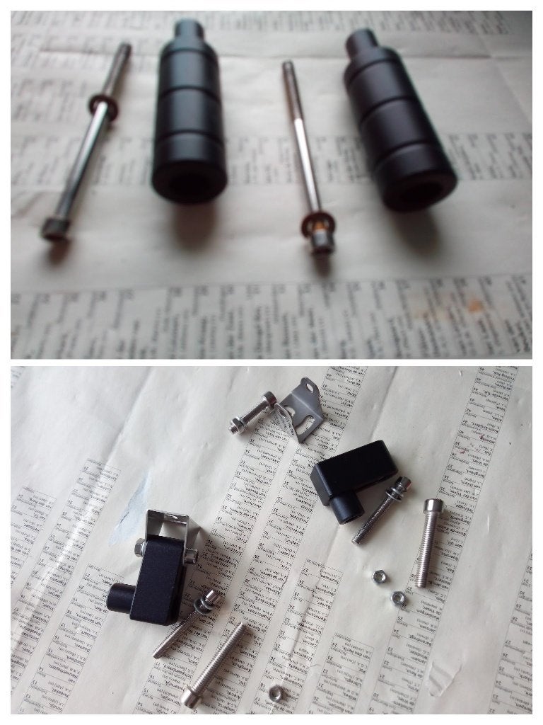 Motorcycle Head- / Spotlight Supports - 2 types (z.g.a.n.), Motoren, Verzenden, Nieuw