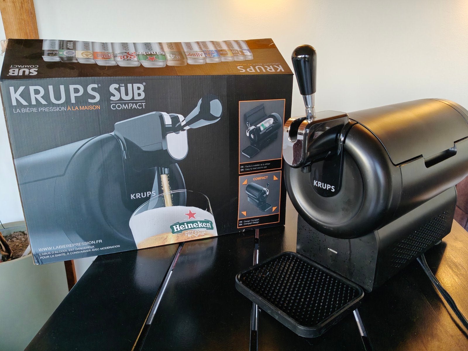 Krups Sub Compact biertap - Tegen elk aannemelijk bod!, Ophalen of Verzenden, Gebruikt, Krups