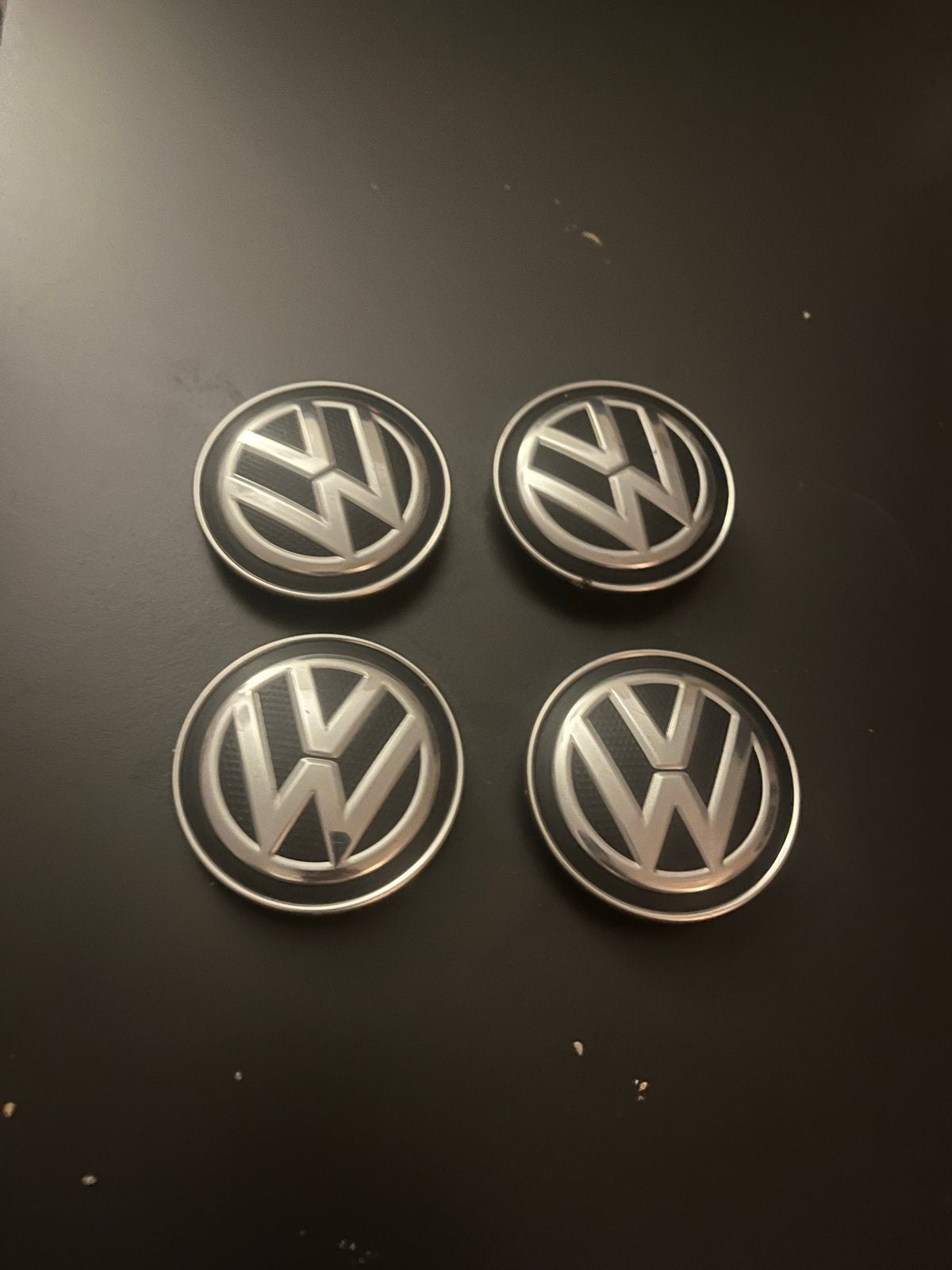 Set van 4 originele VW naafdoppen, Verzenden, Gebruikt