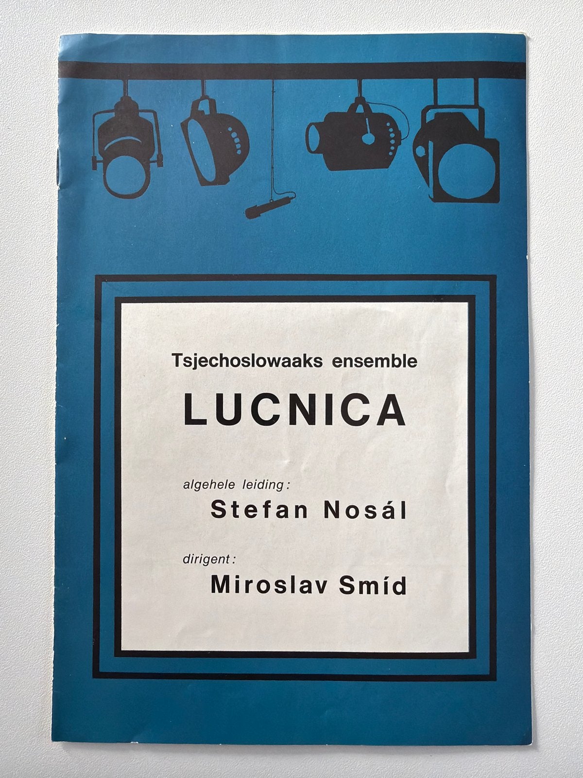 Lucnica Tsjechoslowaaks ensemble folder, Ophalen of Verzenden, Gelezen, Folder