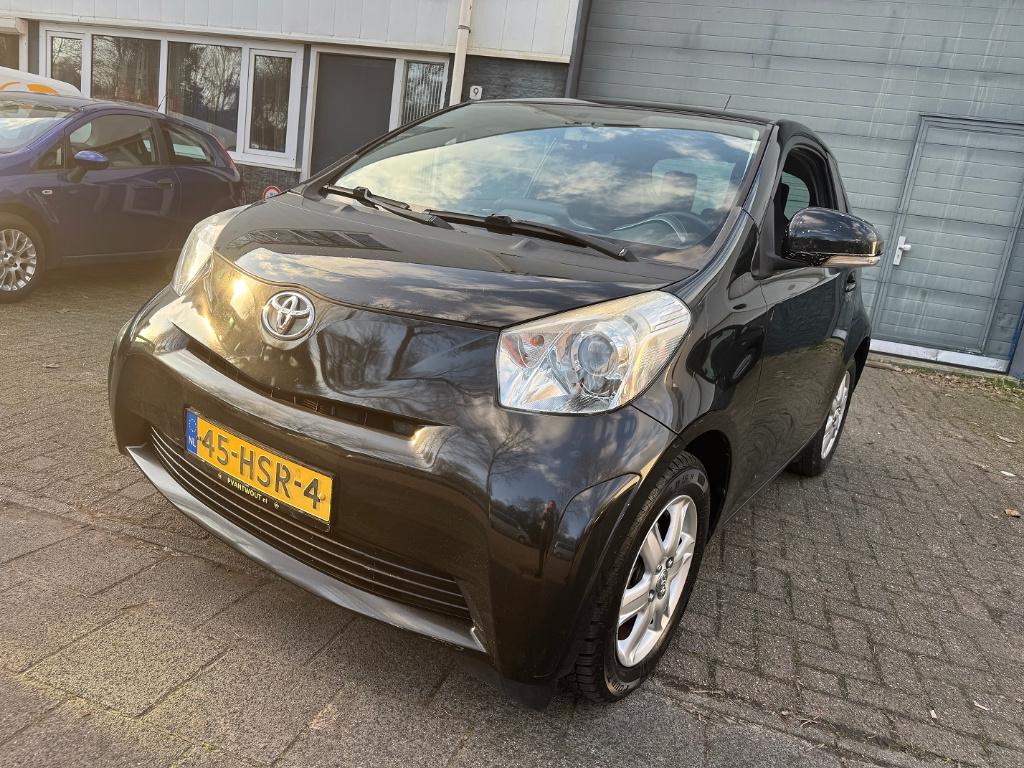 Toyota IQ 1.0 2009 AIRCO/NW APK, Auto's, Toyota, Bedrijf, IQ, Benzine, A, Hatchback, Handgeschakeld, Origineel Nederlands, Zwart