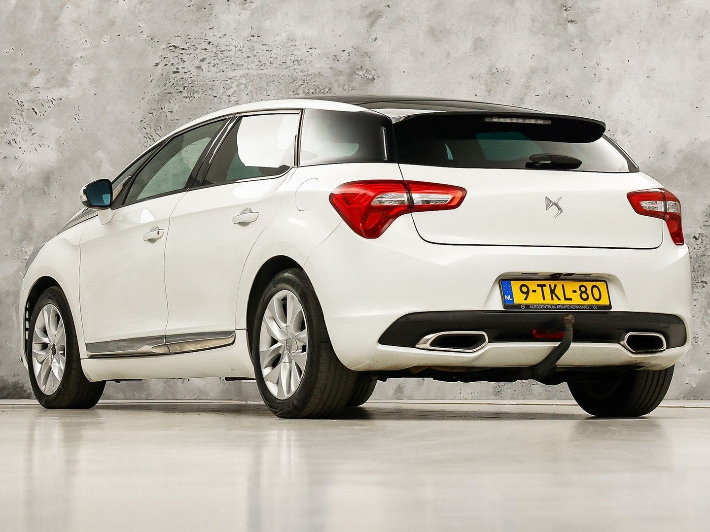 Citroën DS5 1.6 THP Executive Sport 156Pk Automaat (PANORAM, Auto's, Gebruikt, Zwart, Leder en Stof, Wit