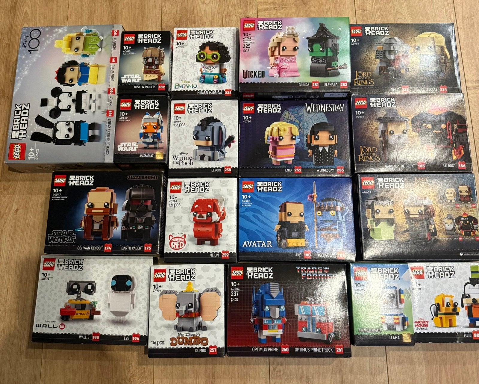 Lego Brickheadz bulk - Lego partij (€420) Nieuw, Ophalen of Verzenden, Nieuw, Complete set, Lego