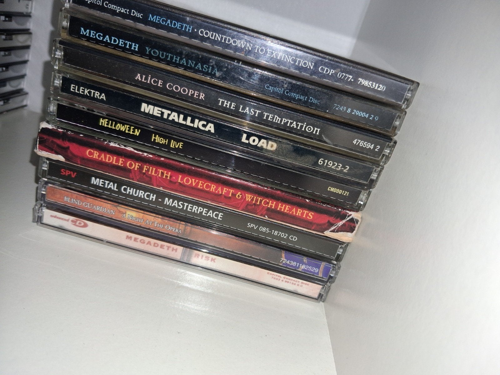 Grote collectie metal en hardrock CD's (o.a. Iron Maiden), Cd's en Dvd's, Verzenden, Gebruikt, Progressive metal, Album