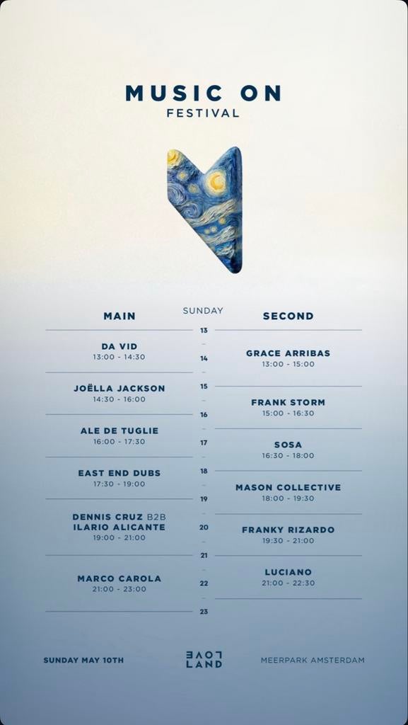 Music On - Sunday Ticket, Eén persoon
