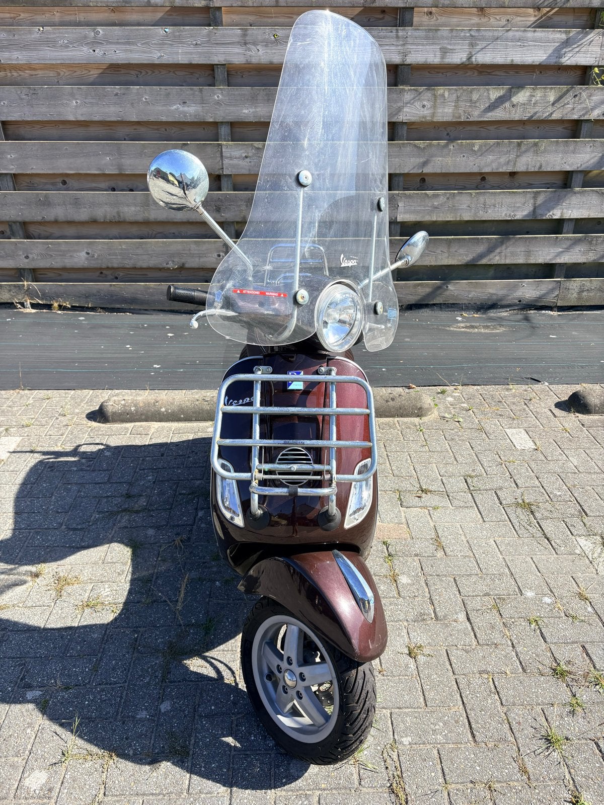 Vespa LX50 Touring- Bruin 2011 - 19.383 km - Incl windscherm, Ophalen, Gebruikt, Vespa LXV, Benzine