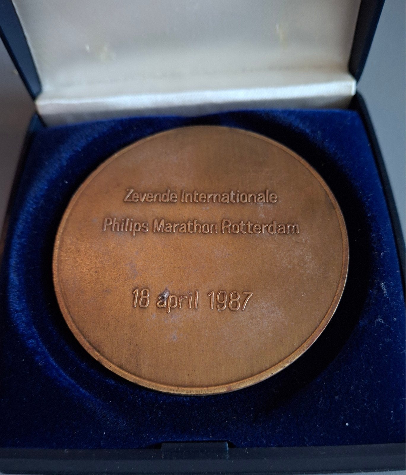 Zevende Internationale Philips Marathon Rotterdam Medaille, Ophalen of Verzenden