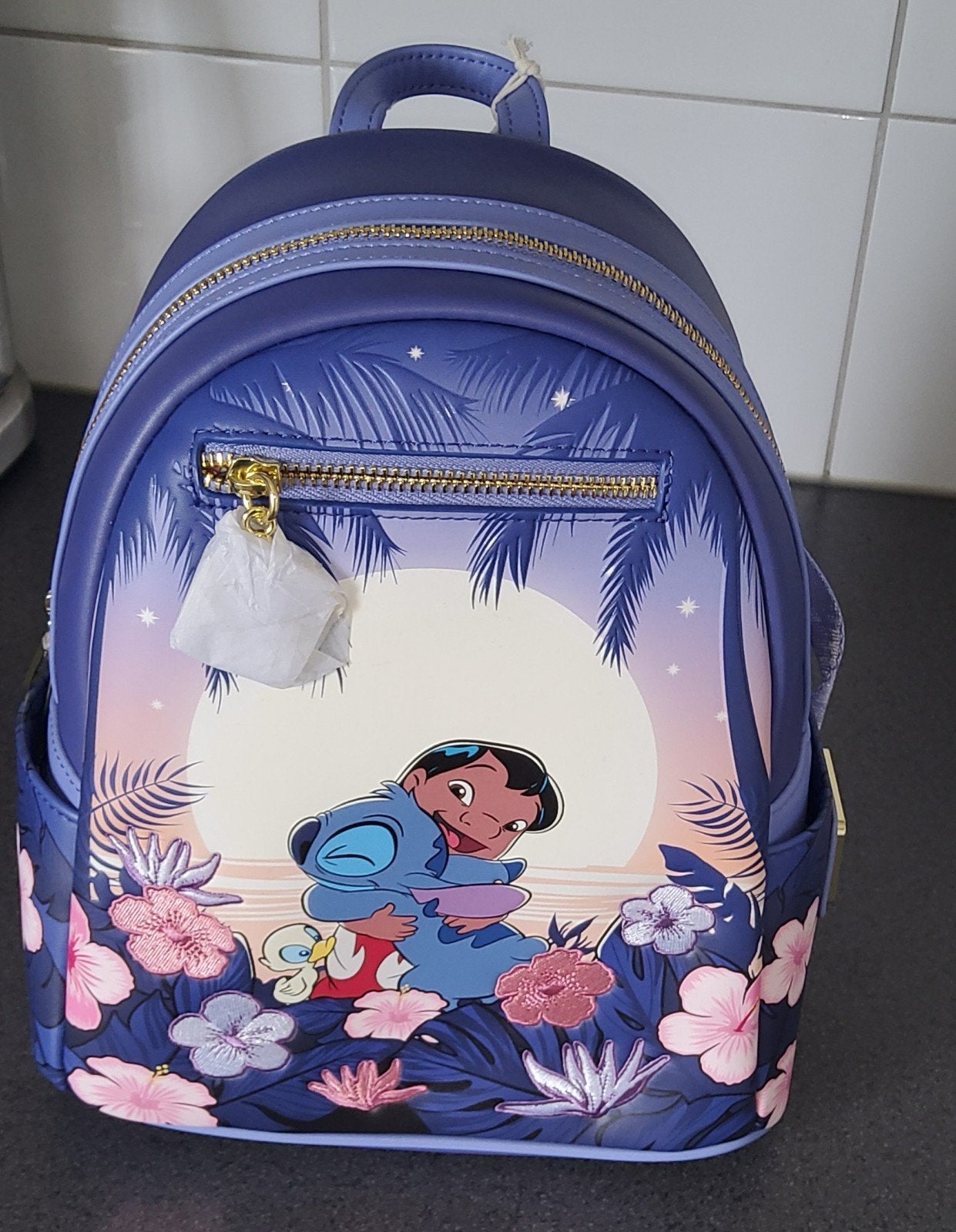 Loungefly Disney Lilo & Stitch Mini Rugzak Nieuw, Minder dan 30 cm, Disney of Dora, Nieuw, Ophalen of Verzenden
