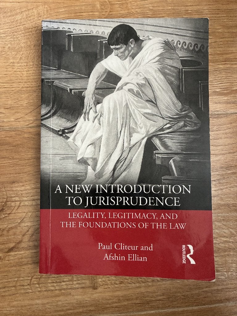 A New Introduction to Jurisprudence - A. Ellian & P. Cliteur, Boeken, Routledge, Ophalen of Verzenden, Alpha, WO