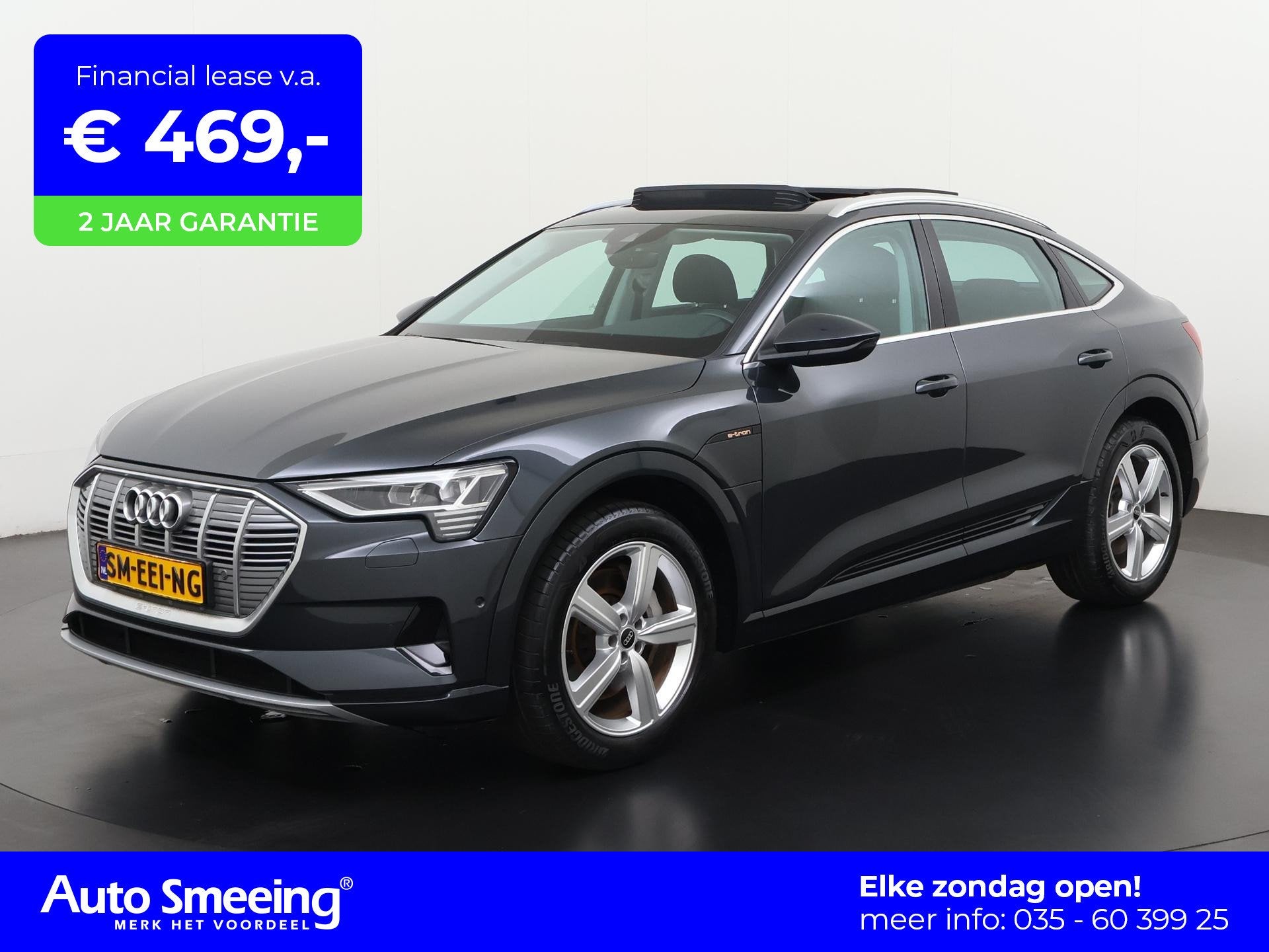 Audi e-tron Sportback 55 quattro Advanced 95 kWh | SOH 95% |, Auto's, Audi, Automaat, 12 maanden, Stof, 95 kWh