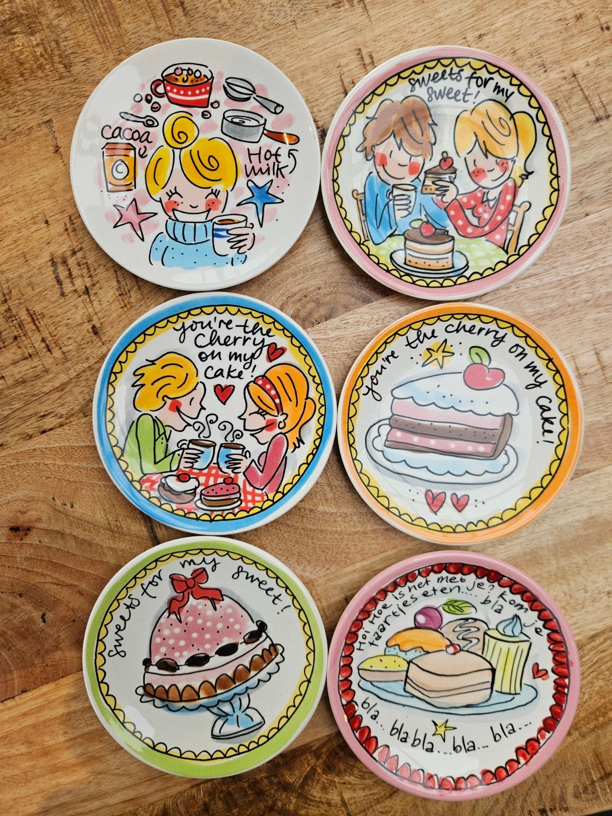 Blond Amsterdam schoteltjes 6 stuks, Huis en Inrichting, Keuken | Servies, Blond Amsterdam, Ophalen of Verzenden, Zo goed als nieuw