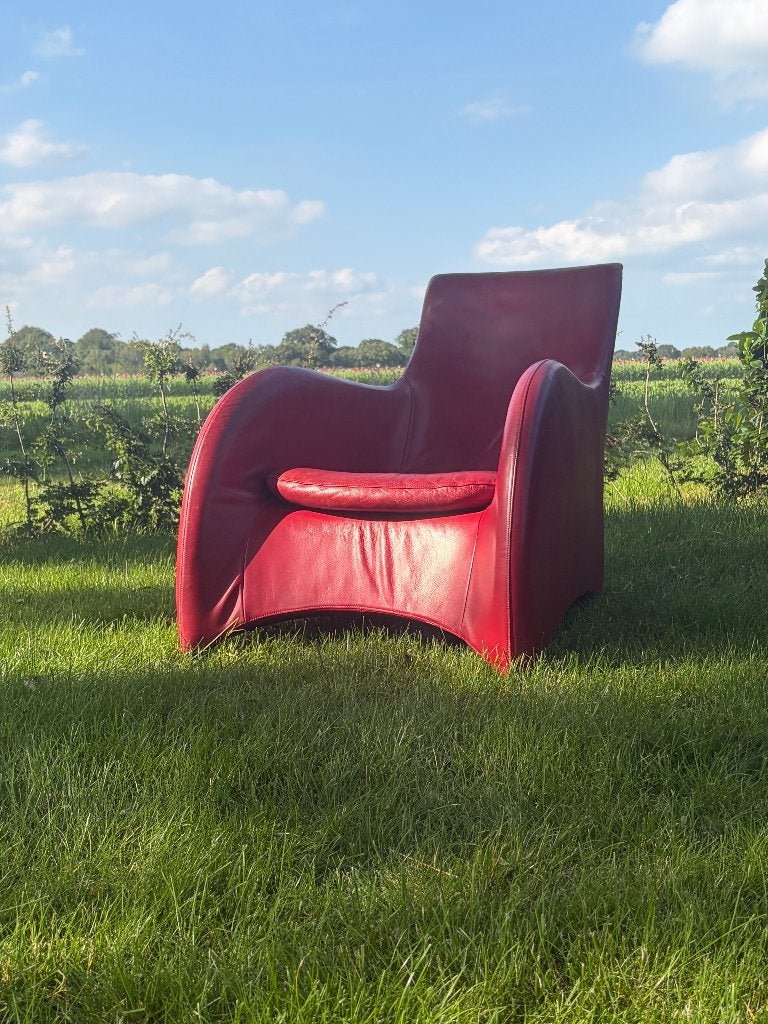 Montis Loge fauteuil Buffaloleder, Huis en Inrichting, Fauteuils, Ophalen, Gebruikt, Goede conditie voor nog jarenlang plezier.