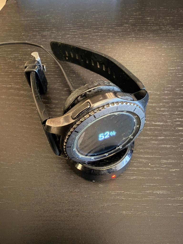 Samsung Gear S3 frontier smartwatch, Ophalen of Verzenden, Zwart, Android