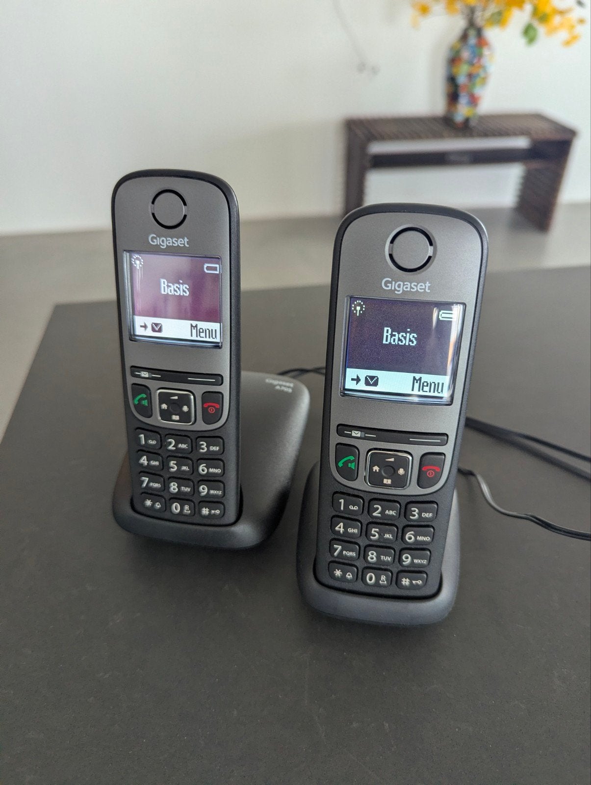 Gigaset A705 Duo draadloze DECT-telefoonset, Ophalen of Verzenden, Zo goed als nieuw, 2 handsets