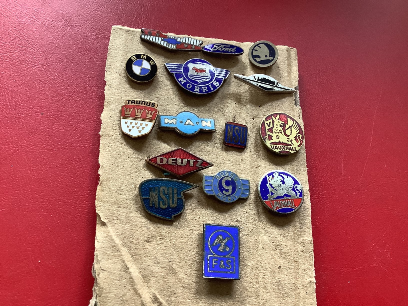 15 emaille autospeldjes, Ophalen of Verzenden, Gebruikt, Transport