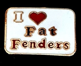 I love Fat Fenders pin, Verzenden, Nieuw, Transport, Speldje of Pin