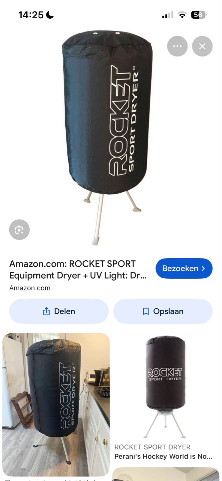 Rocket Sport Dryer - Droger voor sportuitrusting, Witgoed en Apparatuur, Wasdrogers, Gebruikt, Ophalen of Verzenden, Voorlader