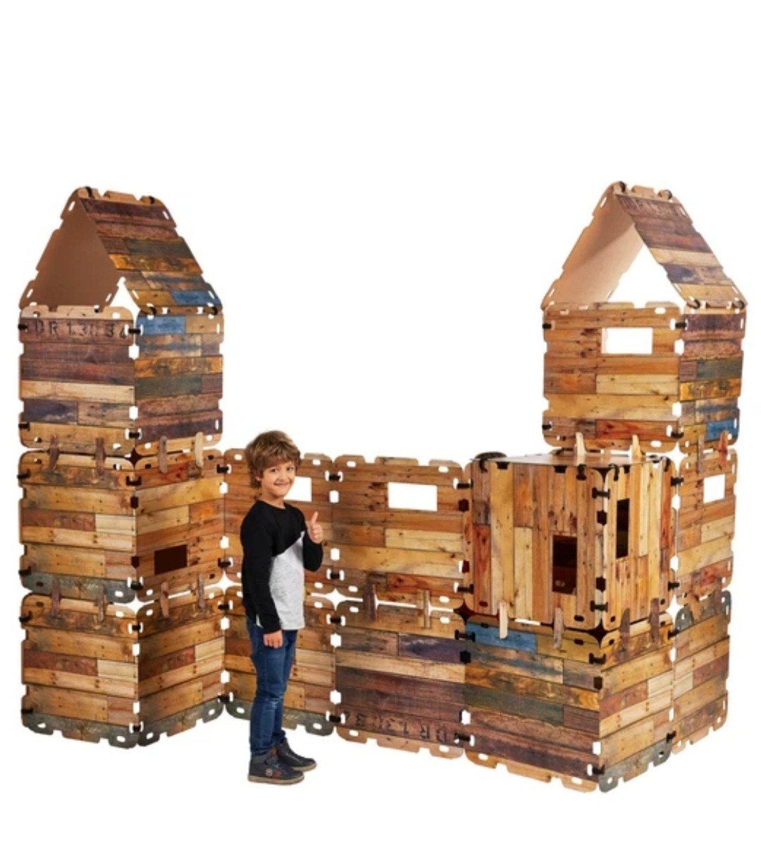 Fantasy Forts Bouwset - Kartonnen Speelhuis, Ophalen, Zo goed als nieuw, Overige merken