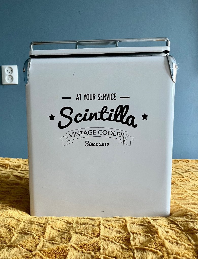 Vintage Scintilla cooler koelbox, Ophalen, Zo goed als nieuw