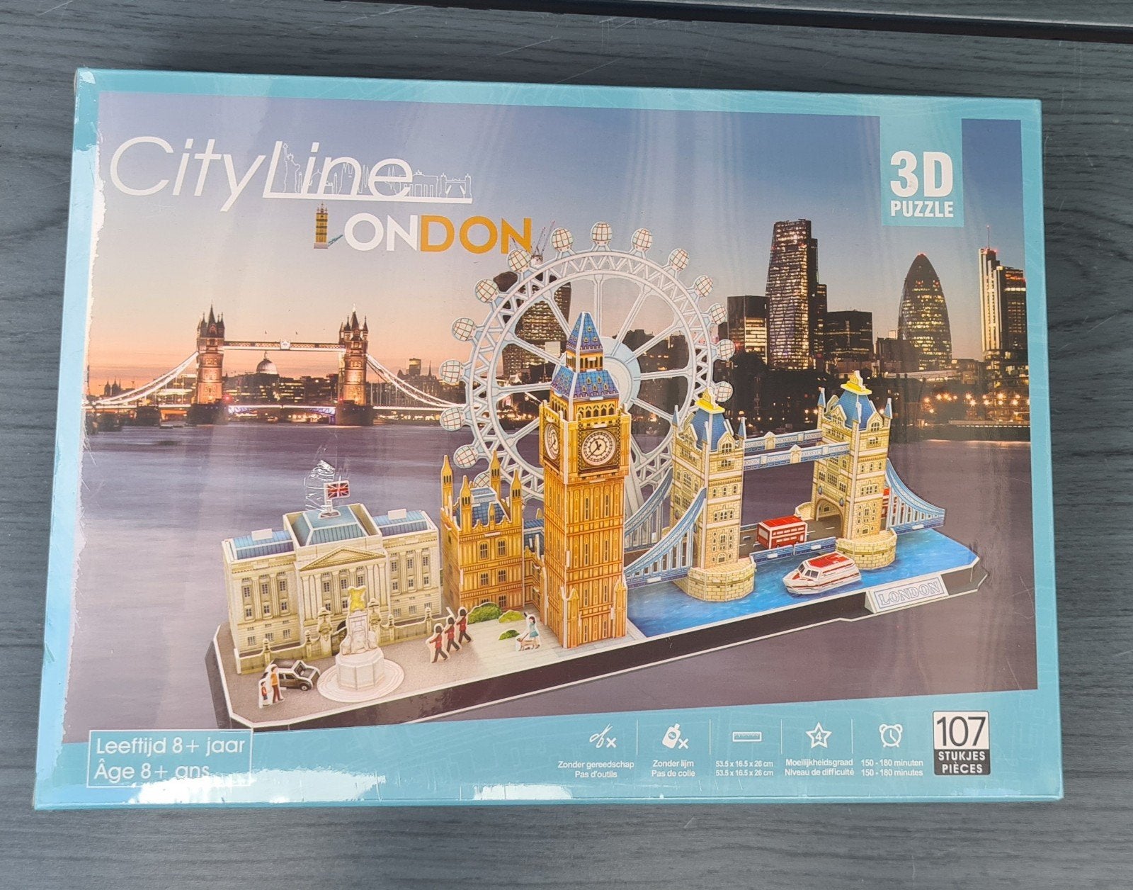 Puzzel Londen 3D NIEUW, Ophalen, Minder dan 500 stukjes, Nieuw, Rubik's of 3D-puzzel