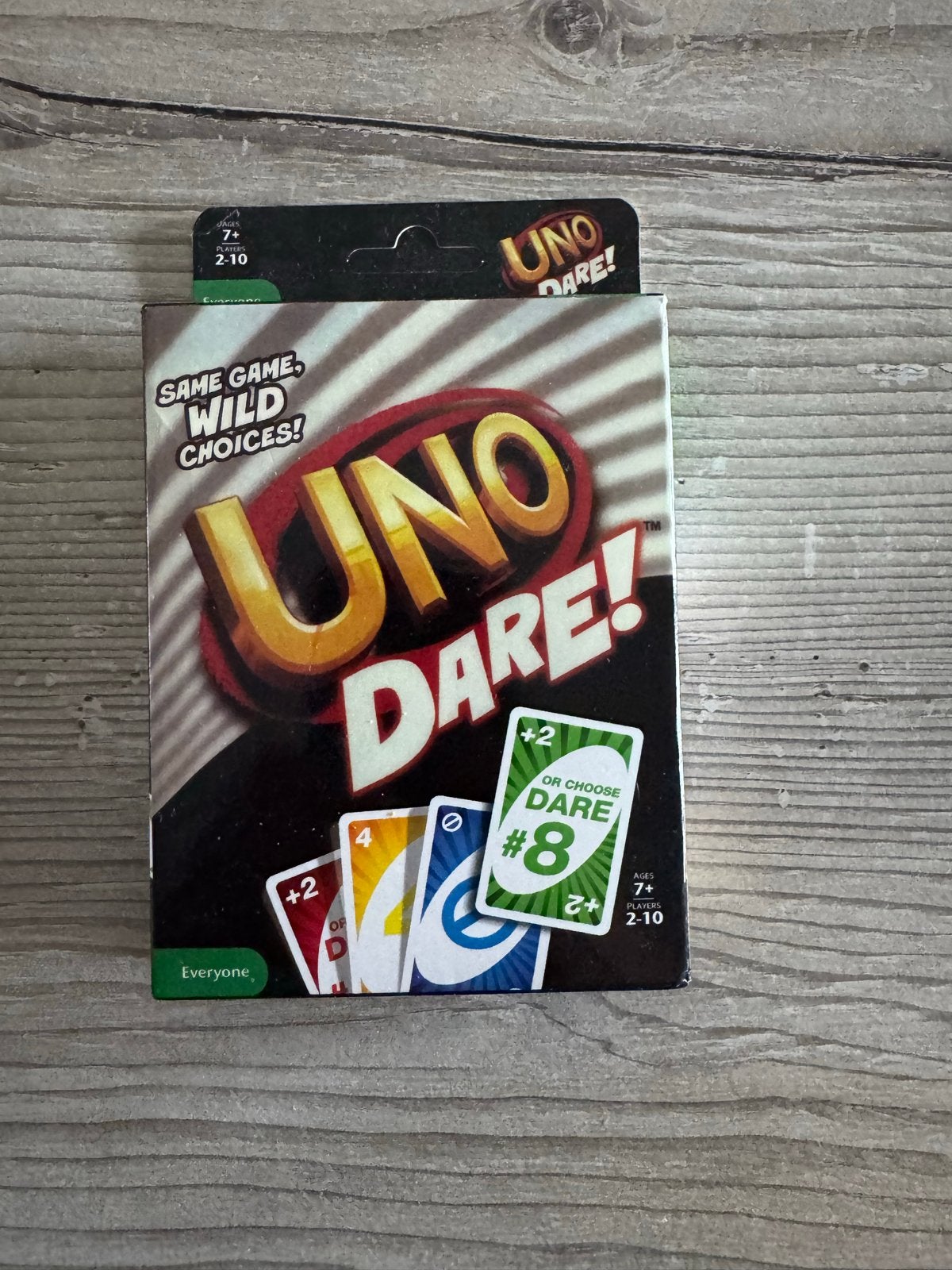 UNO Dare! Kaartspel - Durf jij de uitdaging aan?, Een of twee spelers, Ophalen of Verzenden, Gebruikt
