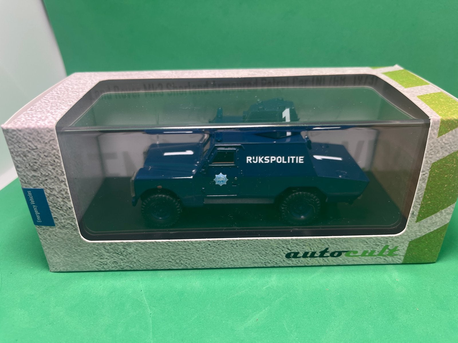 Land Rover Mk3 Shorland Rijkspolitie Limited Ed., Ophalen of Verzenden, Nieuw, 1:32 tot 1:50, Auto