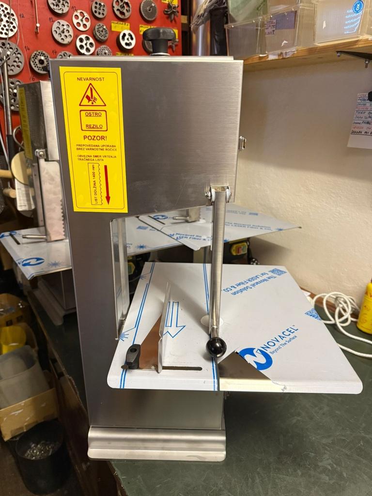 Beenderzaag lintzaag vleeszaag, Ophalen, Nieuw in verpakking, Bakkerij en Slagerij