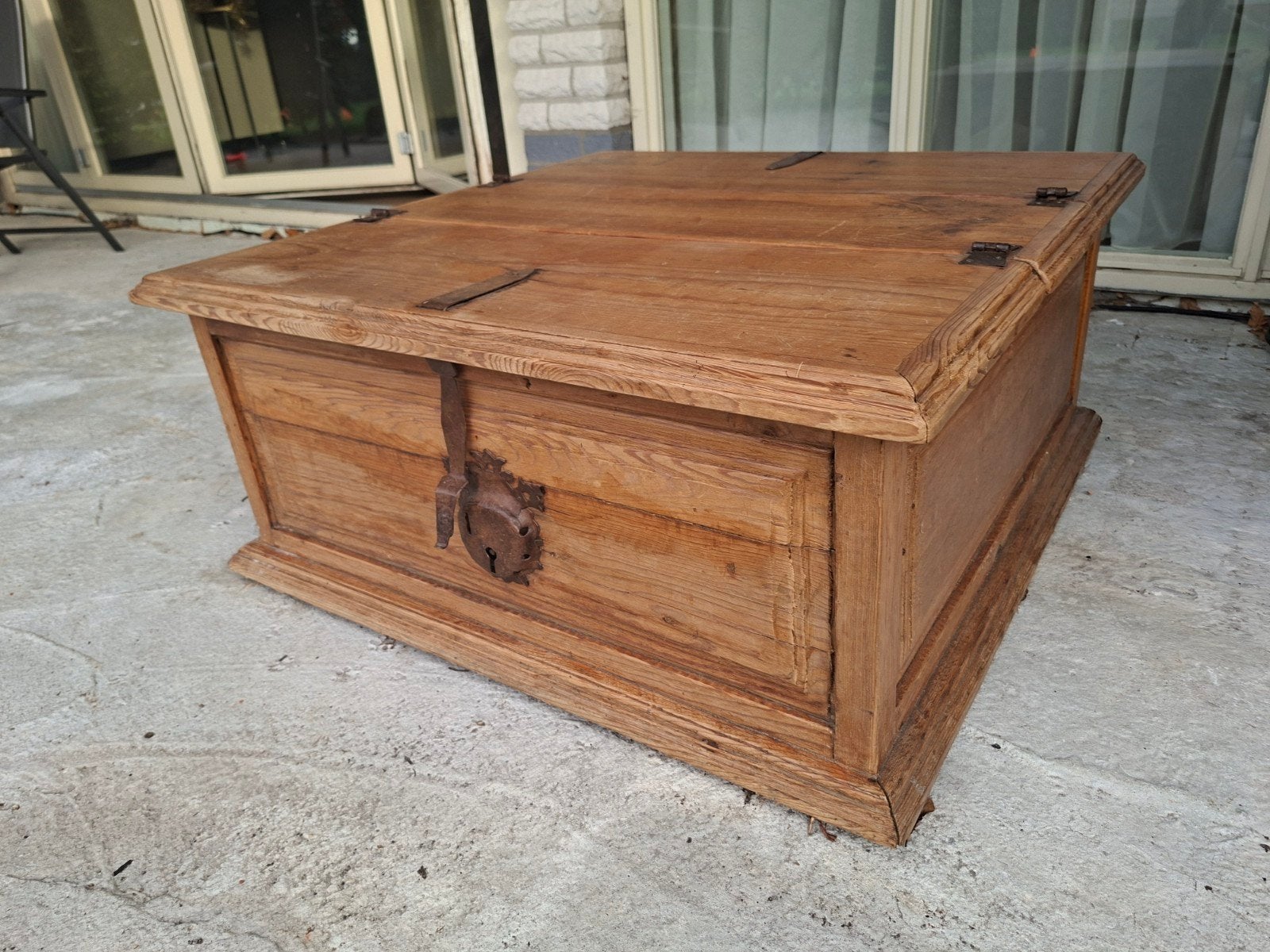 dekenkist/ salontafel/ opbergkist - 92x92x40 cm, Huis en Inrichting, Woonaccessoires | Kisten, Ophalen, Gebruikt, 100 tot 150 cm