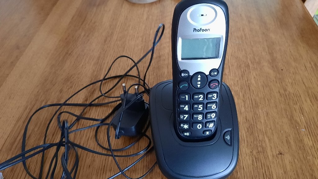Draadloos Huis telefoon. profoon, Ophalen of Verzenden, Gebruikt, 1 handset