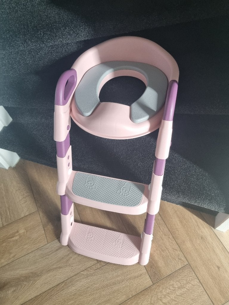 Toilettrap bril verkleiner hulpje peuter toilettraining roze, Kinderen en Baby's, Ophalen of Verzenden, Zo goed als nieuw, Overige typen