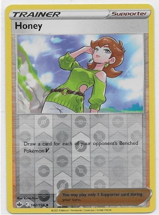 Chilling Reign,  Honey [reverse] 142/198, Verzenden, Nieuw, Losse kaart
