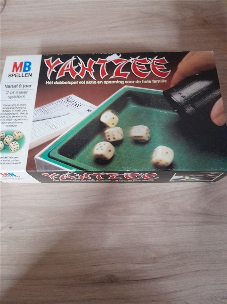 yahtzee dobbelspel - s4368, Verzenden, Zo goed als nieuw