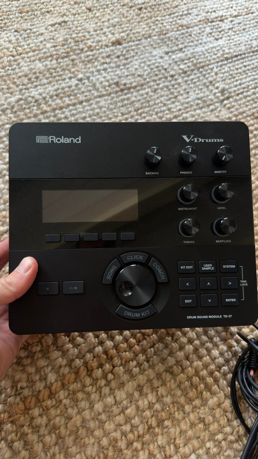 Roland TD-27 drummodule in uitstekende staat., Muziek en Instrumenten, Ophalen, Zo goed als nieuw, Roland