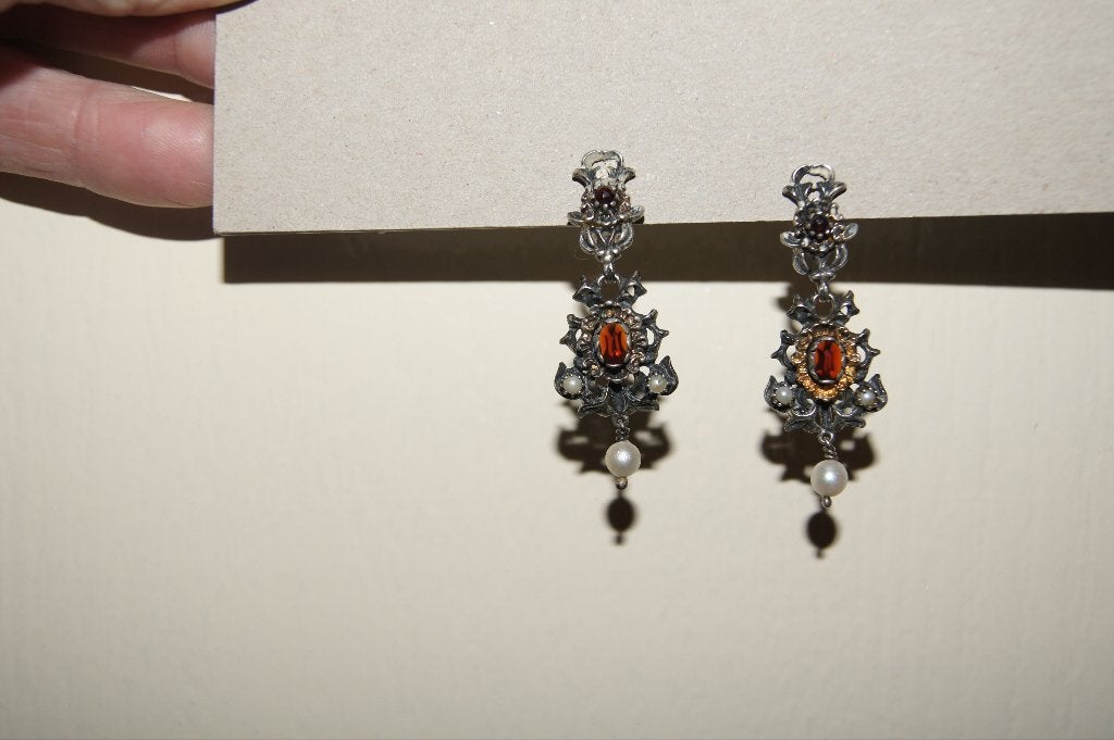 Oorhangers / Kettingen ( Zilver, Ophalen of Verzenden, Gebruikt, Zilver, Zilver