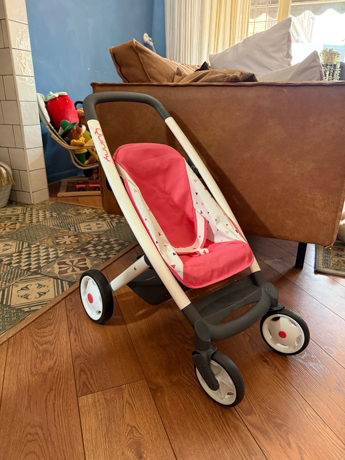 Quinny poppenbuggy, Kinderen en Baby's, Speelgoed | Poppen, Ophalen, Gebruikt, Babypop