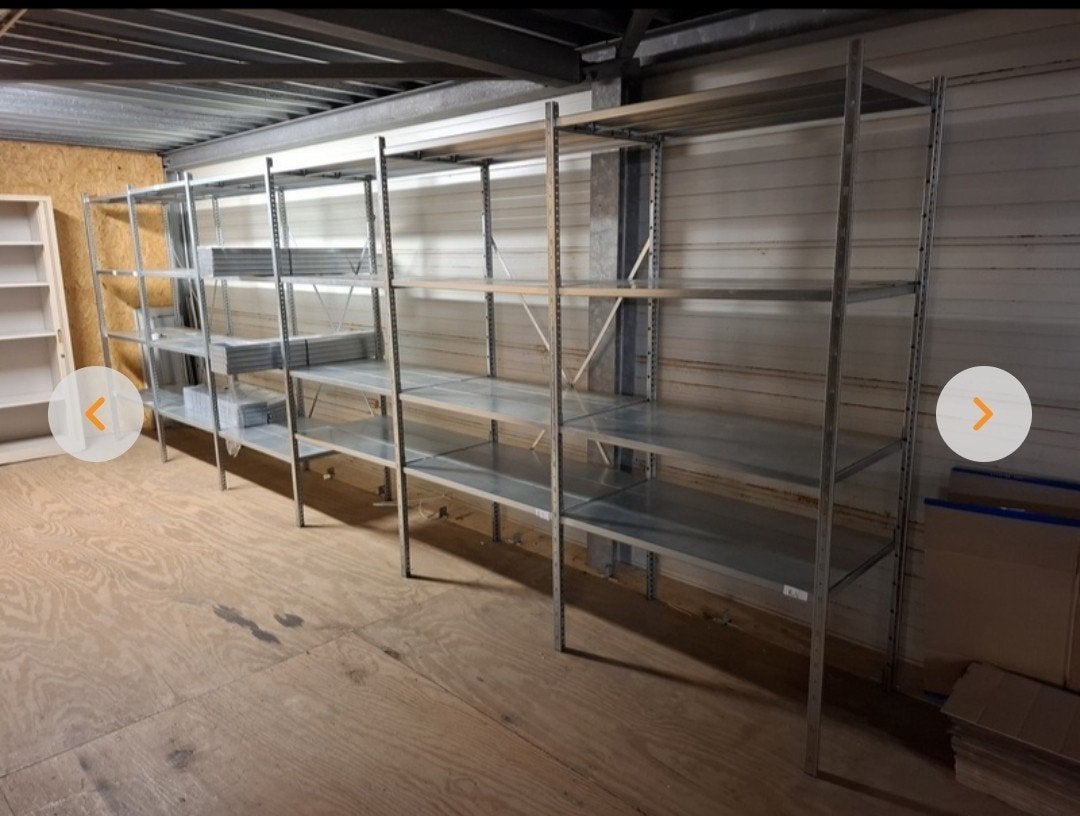 8secties legbordstelling, Ophalen