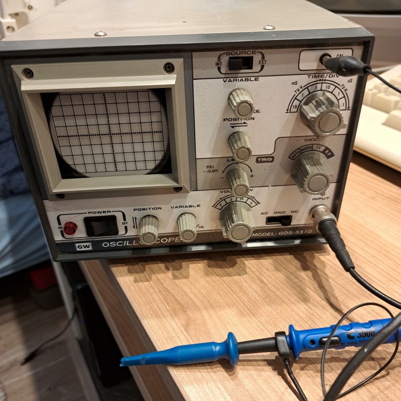 GW GOS-3310 Oscilloscoop - Analoge Oscillograaf, Ophalen of Verzenden, Gebruikt