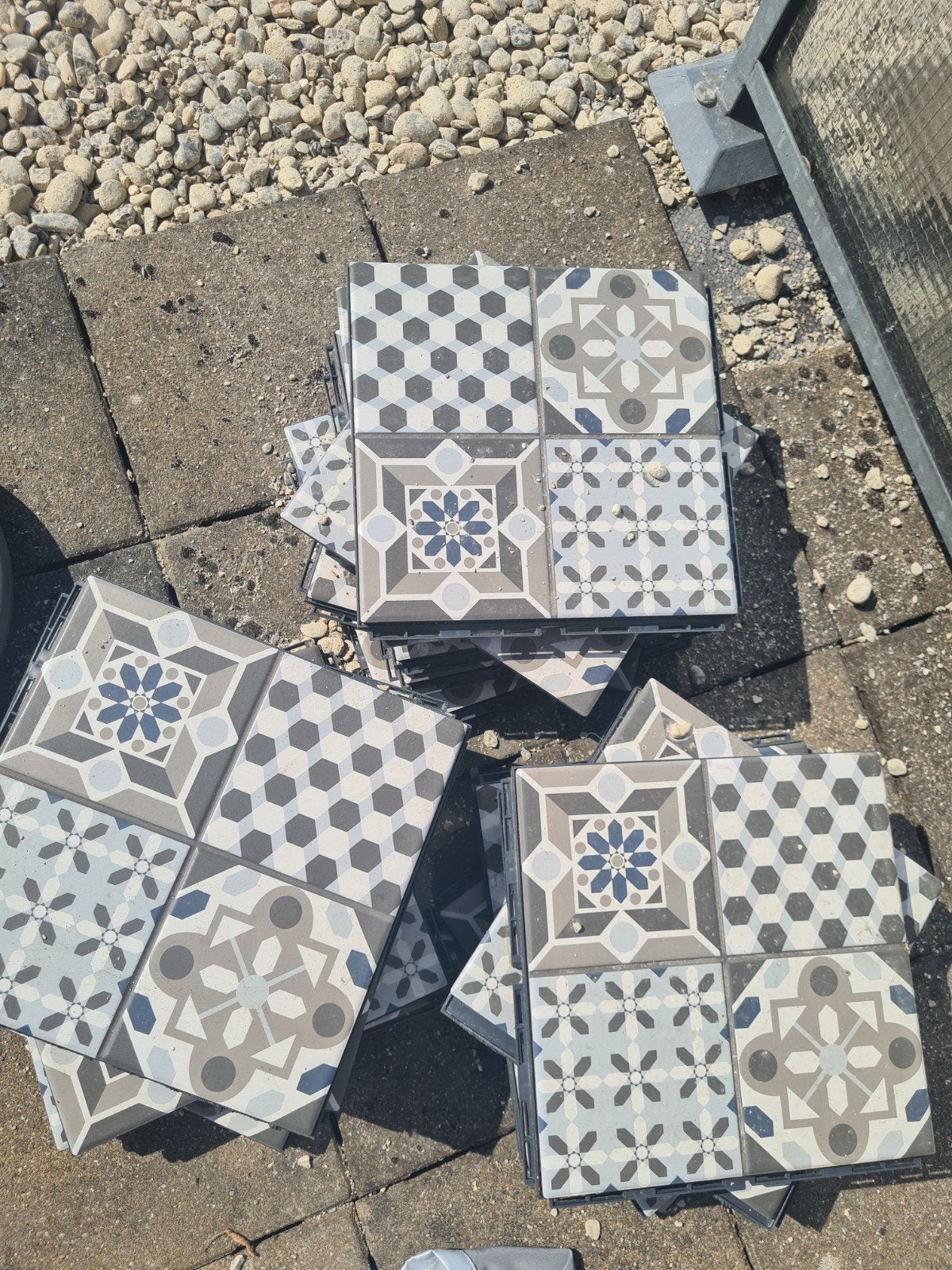 dakterras/ balkon tegels 40 tot 50 stuks, Tuin en Terras, Ophalen, Keramiek, Terrastegels