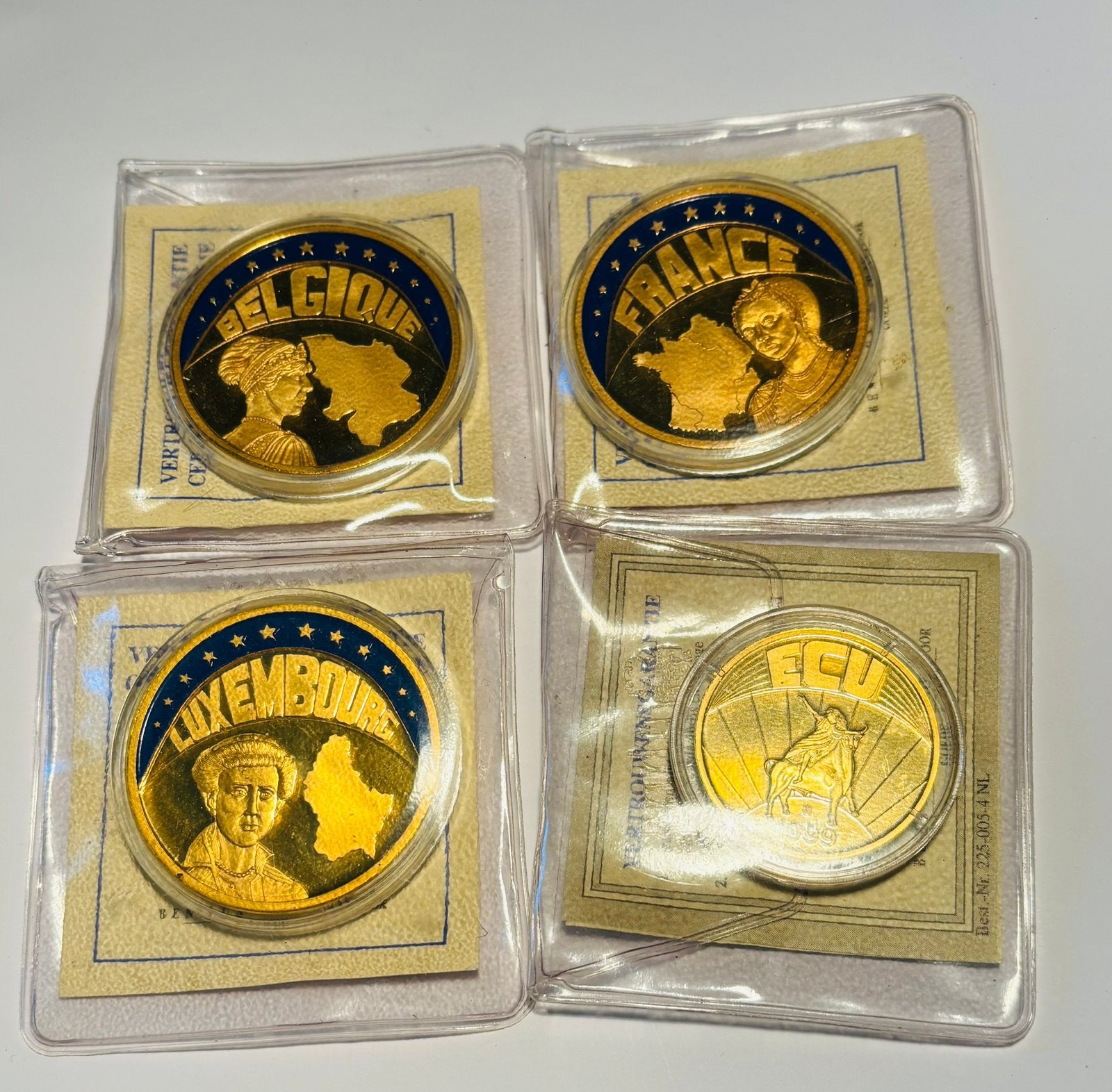 ECU penning gratis verzending, Verzenden, Goud
