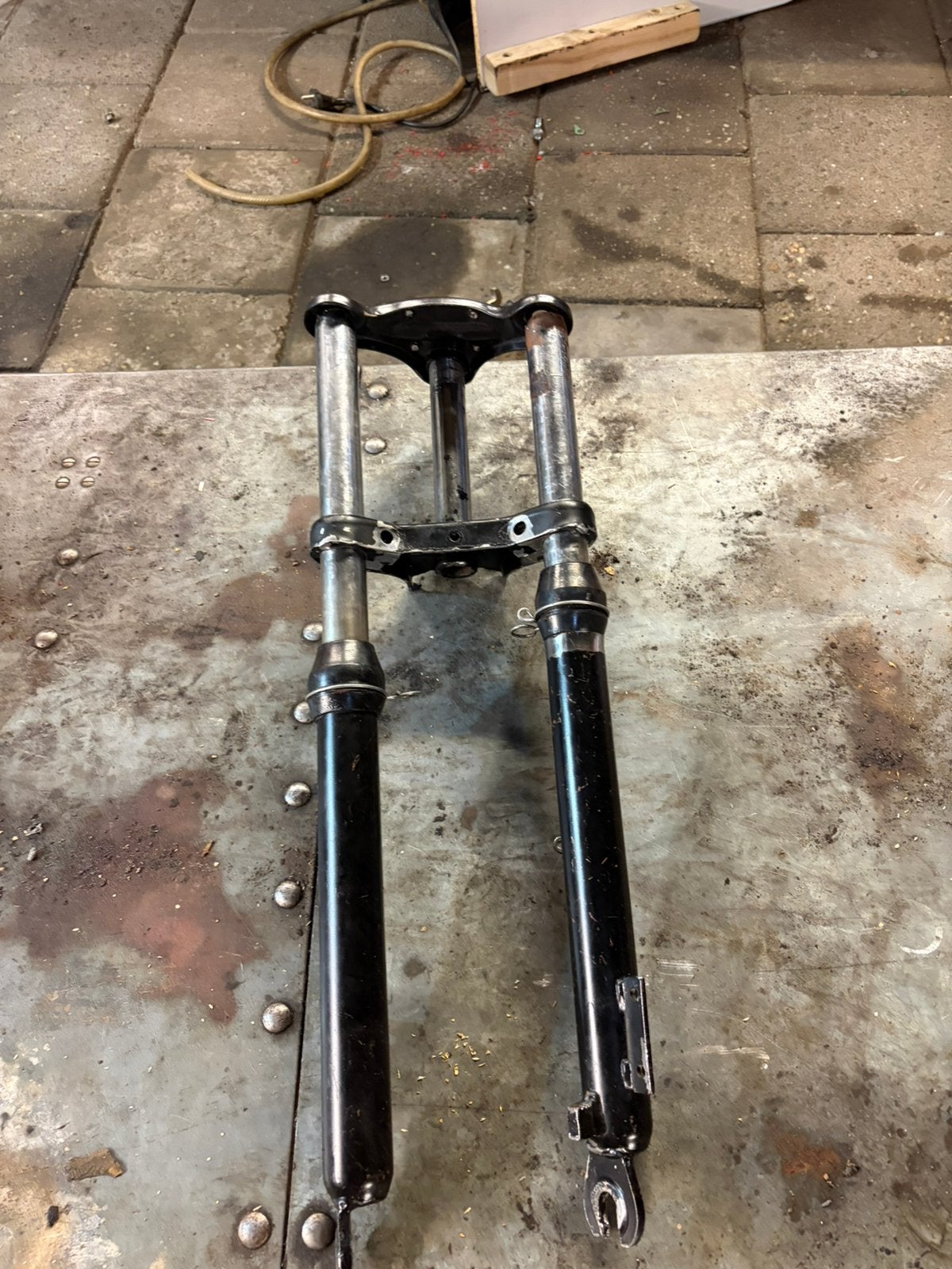 Puch voorvork, Fietsen en Brommers, Brommeronderdelen | Puch, Ophalen of Verzenden, Gebruikt, Frame