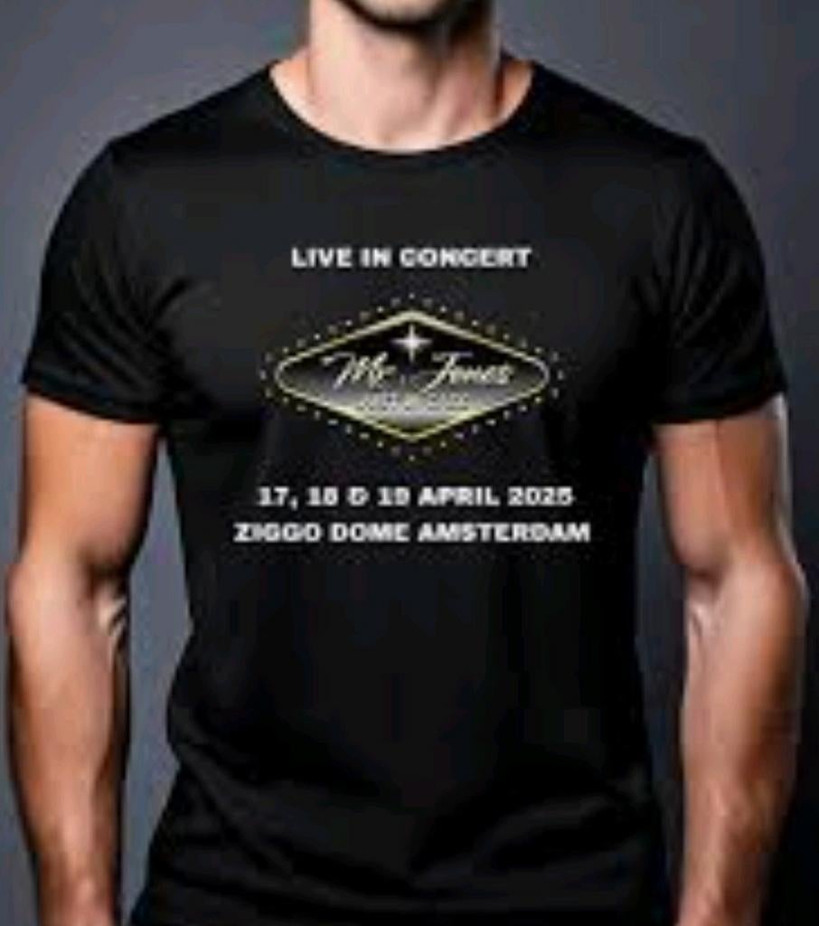 Mr. Jones live in concert SHIRT Ziggo Dome tribute L of XXL, Kleding | Heren, Ophalen