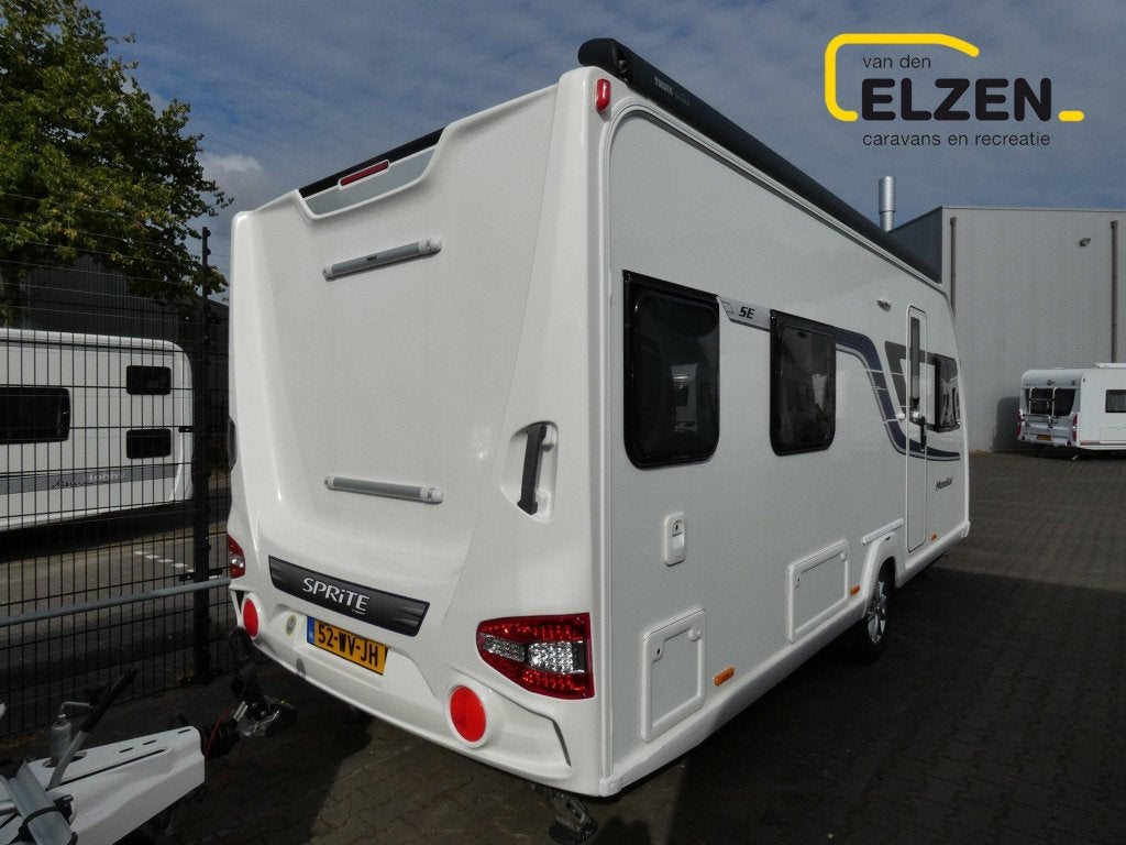 Sprite Mondial 490 SE Mover, luifel, voortent, Standaardzit, Schokbreker, Bedrijf, 5 tot 6 meter