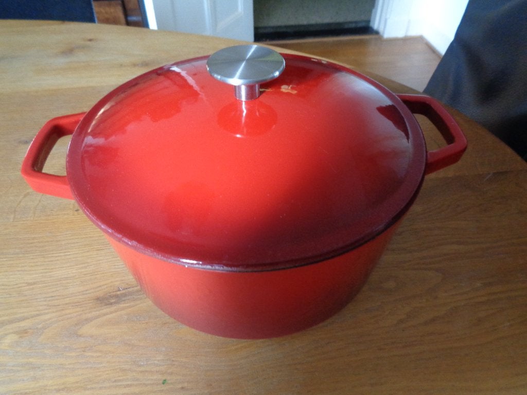 BUCCAN gietijzeren braadpan: 24 cm, Geschikt voor inductie, Nieuw, Ophalen of Verzenden, Overige merken