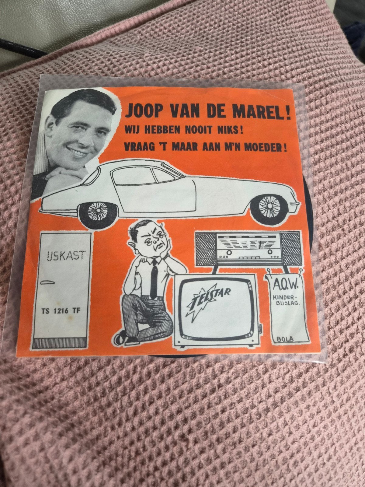 Joop Van Marel  Wij hebben Nooit niks Telstar 1216, Gebruikt, 7 inch, Ophalen of Verzenden, Nederlandstalig