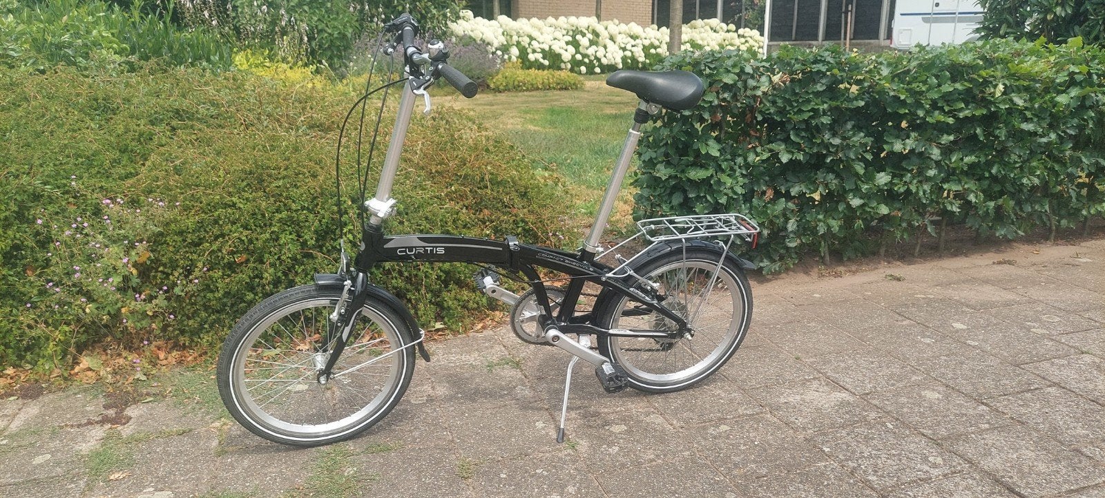 Aluminium Curtis vouwfiets, Ophalen, Zo goed als nieuw, 20 inch of meer, Versnellingen