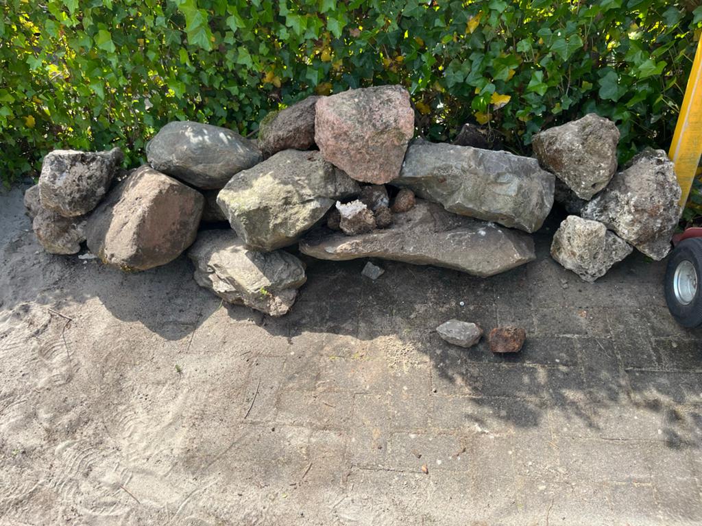 Grote natuurstenen voor tuin of landschapsinrichting, Tuin en Terras, Grind, Keien en Split, Ophalen, Overige materialen, Gebruikt